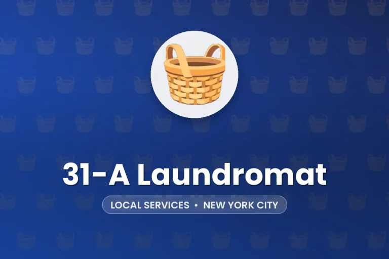 31-A Laundromat – New York City