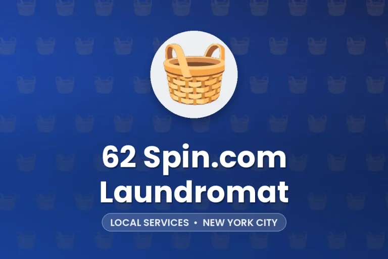 62 Spin.com Laundromat – New York City