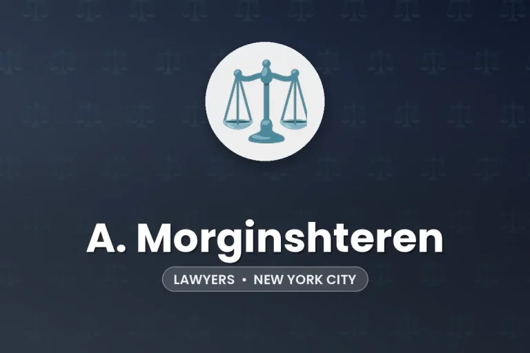 A. Morginshteren – New York City