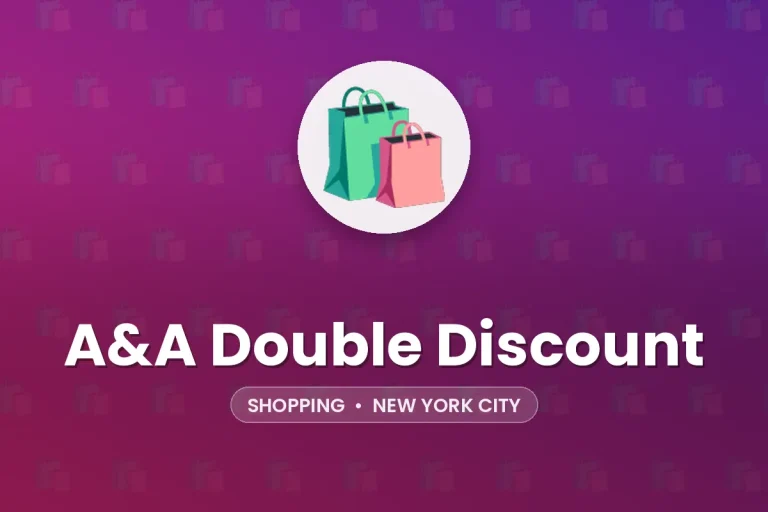 A&A Double Discount – New York City
