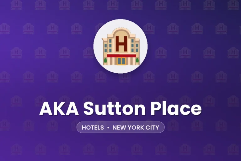 AKA Sutton Place – New York City
