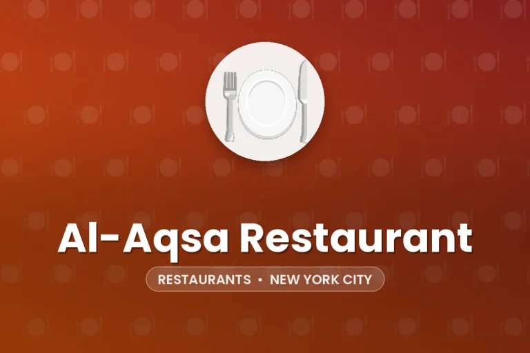 Al-Aqsa Restaurant – New York City