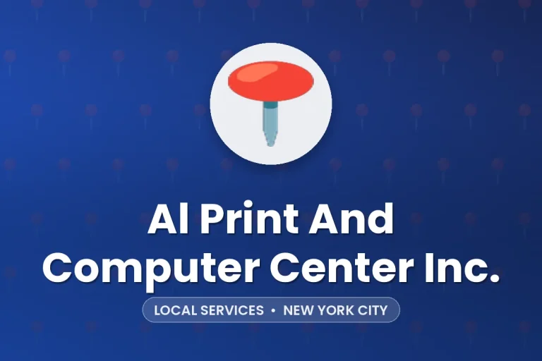Al Print And Computer Center Inc. – New York City