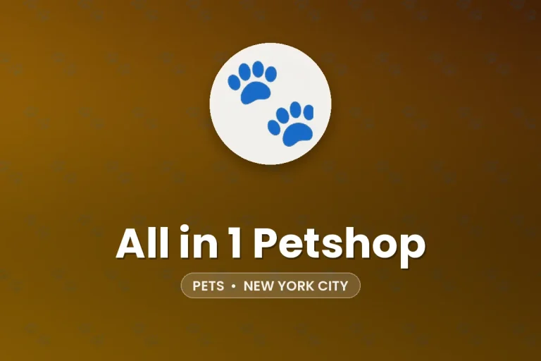 All in 1 Petshop – New York City