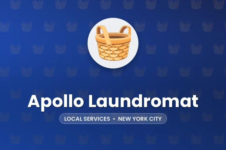 Apollo Laundromat – New York City