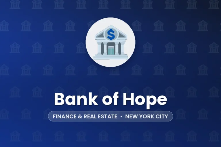 Bank of Hope – New York City
