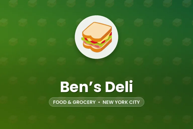 Ben’s Deli – New York City