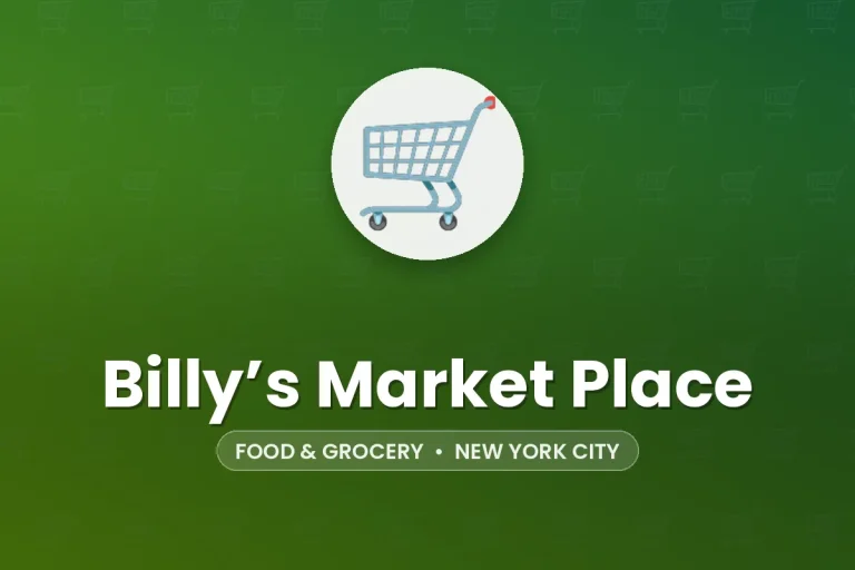 Billy’s Market Place – New York City