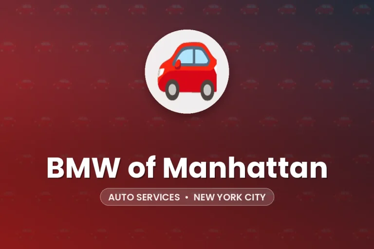 BMW of Manhattan – New York City