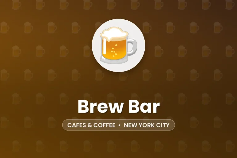 Brew Bar – New York City