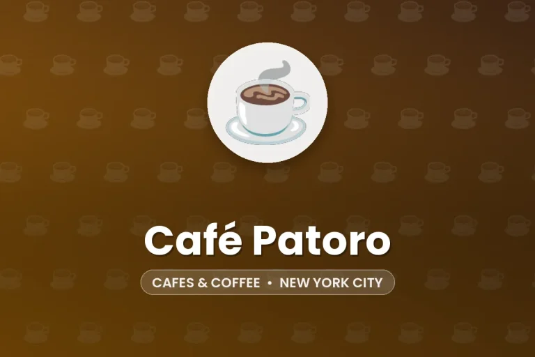 Café Patoro – New York City
