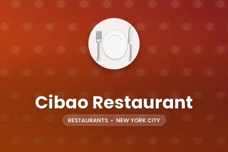 Cibao Restaurant – New York City