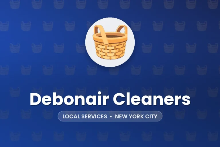Debonair Cleaners – New York City