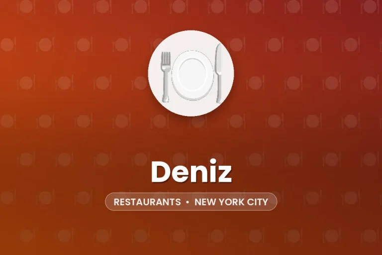 Deniz – New York City