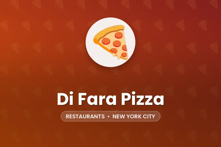 Di Fara Pizza – New York City