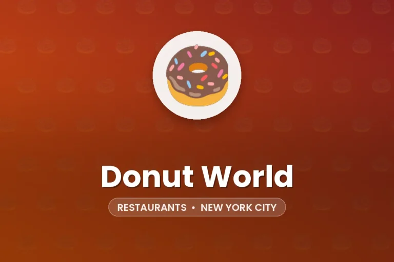 Donut World – New York City