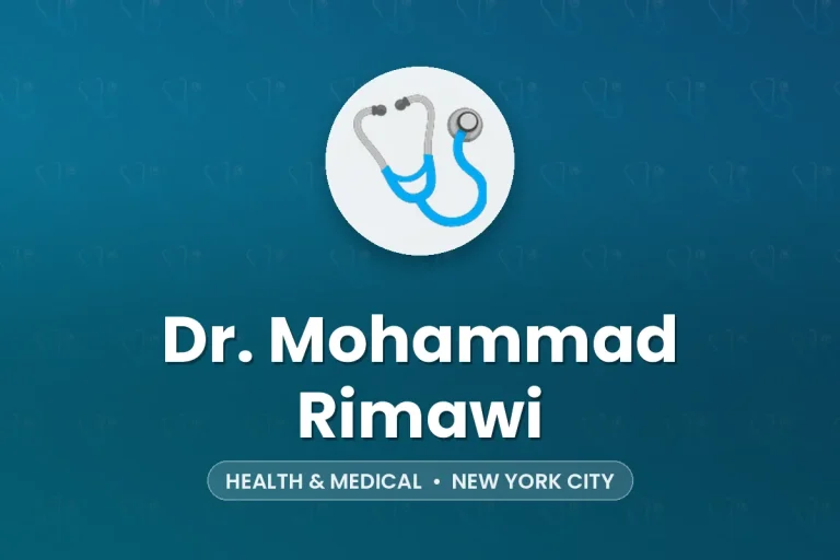 Dr. Mohammad Rimawi – New York City