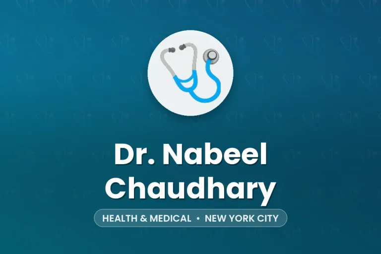 Dr. Nabeel Chaudhary – New York City