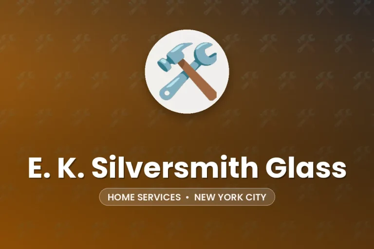 E. K. Silversmith Glass – New York City