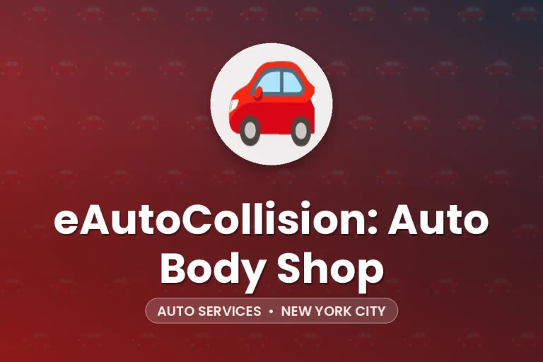 eAutoCollision: Auto Body Shop – New York City