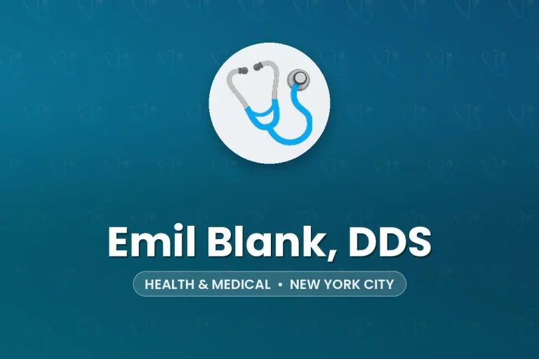 Emil Blank, DDS – New York City