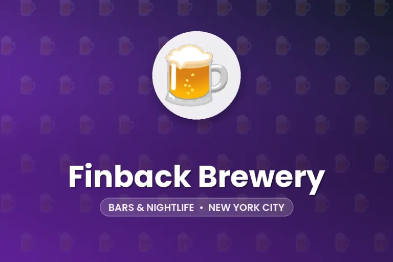 Finback Brewery – New York City
