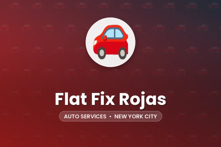 Flat Fix Rojas – New York City