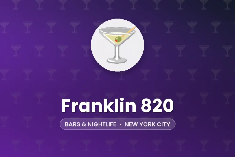 Franklin 820 – New York City