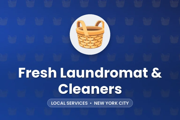 Fresh Laundromat & Cleaners – New York City
