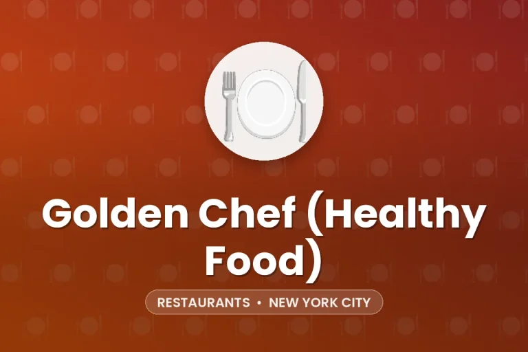 Golden Chef (Healthy Food) – New York City