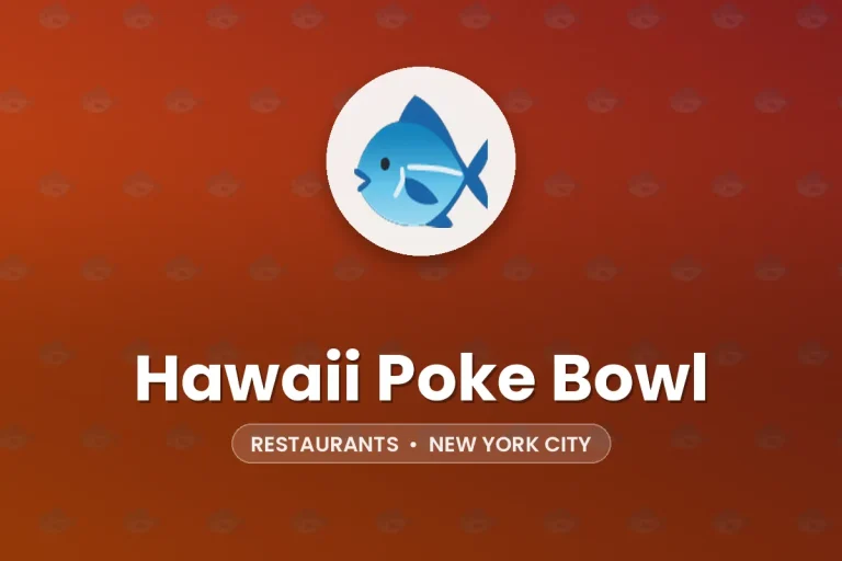Hawaii Poke Bowl – New York City
