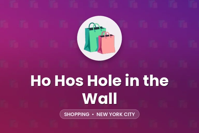 Ho Hos Hole in the Wall – New York City