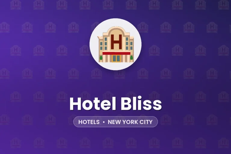 Hotel Bliss – New York City