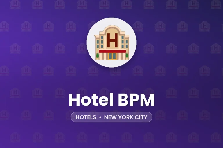 Hotel BPM – New York City