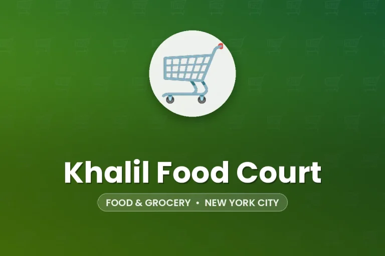 Khalil Food Court – New York City