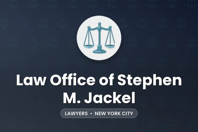 Law Office of Stephen M. Jackel – New York City