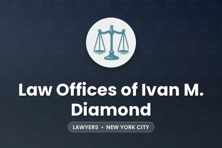 Law Offices of Ivan M. Diamond – New York City