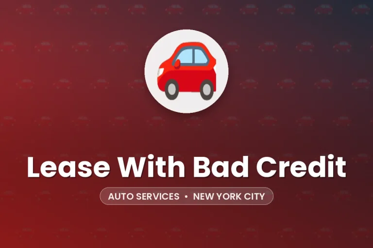 Lease With Bad Credit – New York City