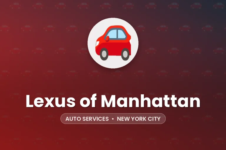 Lexus of Manhattan – New York City