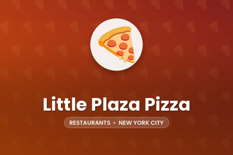 Little Plaza Pizza – New York City