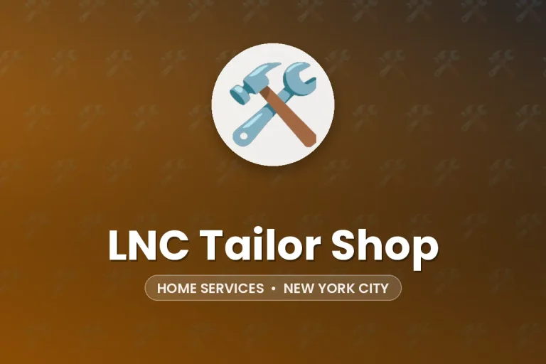 LNC Tailor Shop – New York City