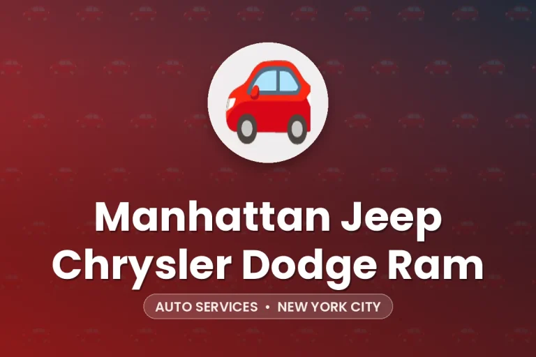 Manhattan Jeep Chrysler Dodge Ram – New York City