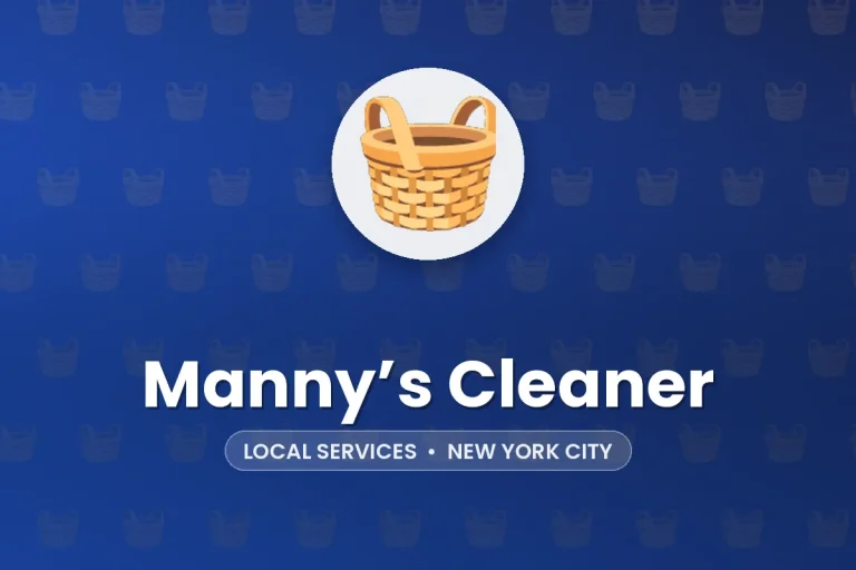 Manny’s Cleaner – New York City