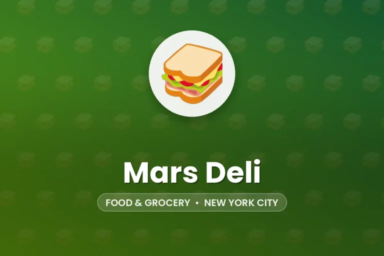 Mars Deli – New York City