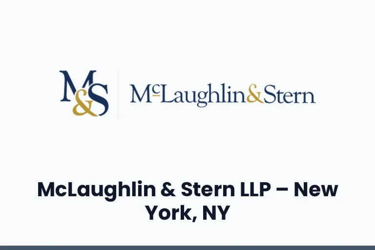 McLaughlin & Stern LLP – New York, NY logo