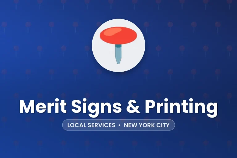 Merit Signs & Printing – New York City