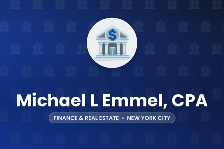 Michael L Emmel, CPA – New York City