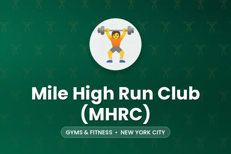 Mile High Run Club (MHRC) – New York City