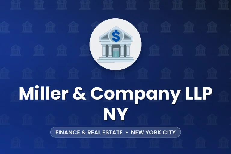 Miller & Company LLP NY – New York City