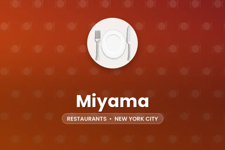 Miyama – New York City
